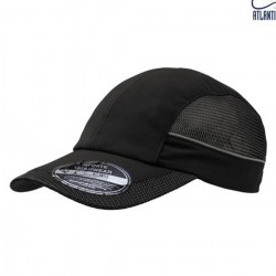 Καπέλο με δίχτυ στο πλαϊ (Atl RUNNER) μαύρο